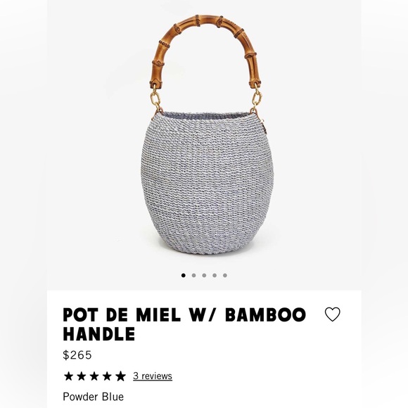 💙Clare V. Pot de Miel💙 with Bamboo handle. - Picture 3 of 12